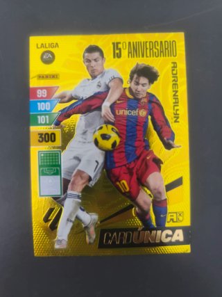 Carta Única Messi Ronaldo 15º Aniversario