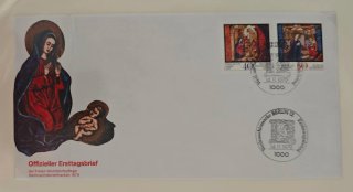 Sobre Primer Día FDC Alemania Berlín 1979 Navidad