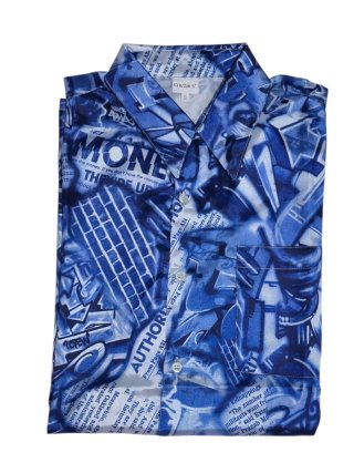 Camicia Vintage Giblor's Manica Corta Stampa