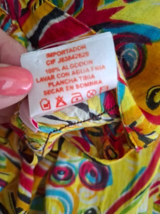 Vestido largo estampado mujer tirantes