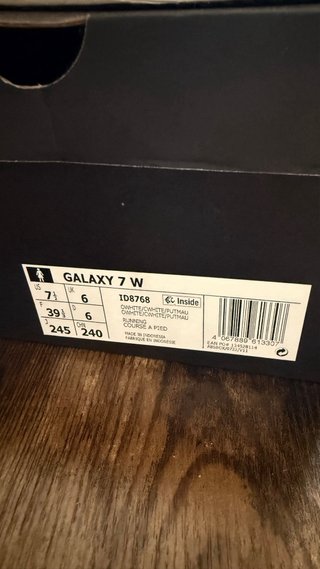 Zapatillas Adidas Galaxy 7 Mujer Talla 39.5