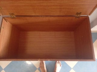 Baúl antiguo de madera