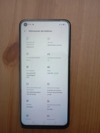 Oppo A72 blu scuro
