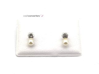 pendientes plata 925mm con piedra con circonita