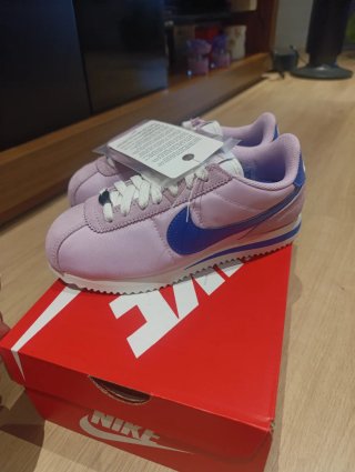 Zapatillas Nike Cortez Rosa y Azul Talla 35.5 22cm