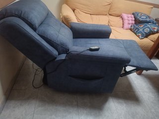 Sofá Eléctrico Reclinable Gris