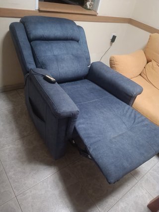 Sofá Eléctrico Reclinable Gris