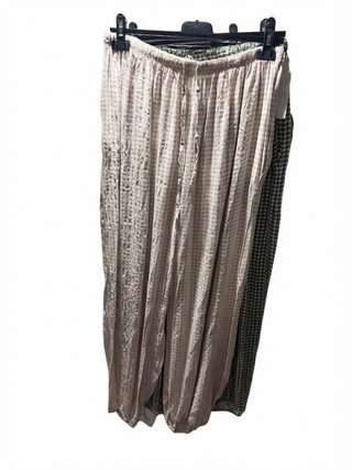 Pantalones Vichy Beige y blanco
