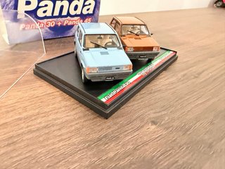 Fiat Panda 30 + 45 1:43 Brumm (2 unidades)
