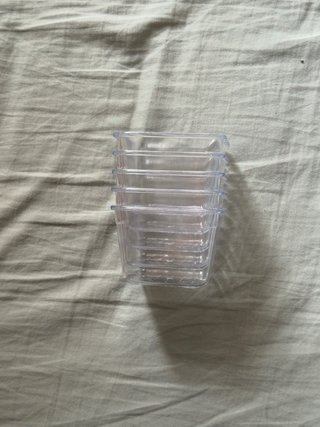 Organizadores cajones maquillaje set transparente