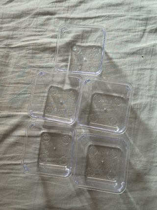 Organizadores cajones maquillaje set transparente