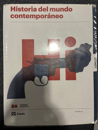 Historia del mundo contemporáneo, Hi Bachillerato