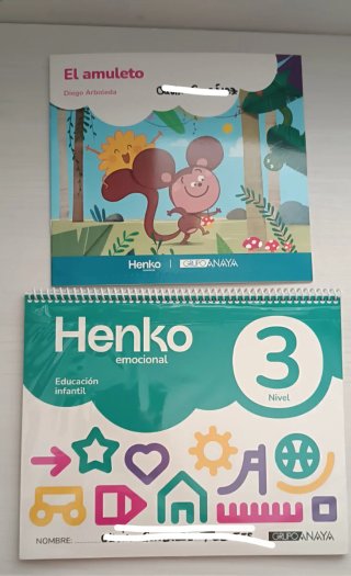 Libro sin estrenar valores 3º de infantil. HENKO