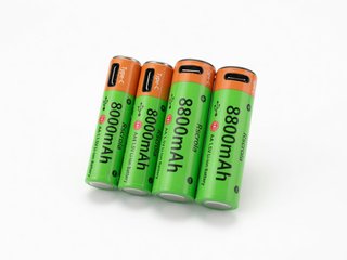 Pilas/baterías USB C Recargable