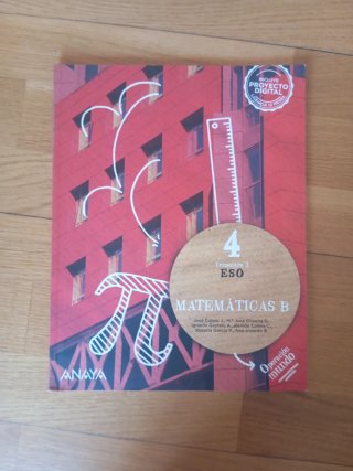 Libro Matemáticas B 4o de ESO