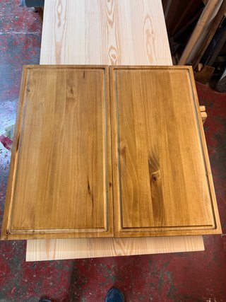 Tapa vitrocerámica de madera