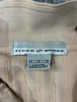 Polo Nike original  Vintage Canalé Beige Talla M