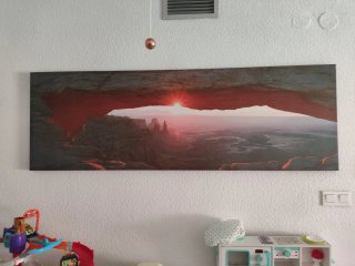 Cuadro Atardecer Montañas
