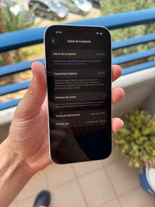 iPhone 15 256GB - 100% Batería