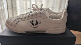 Zapatillas Fred Perry B722 Piel Hombre Blancas