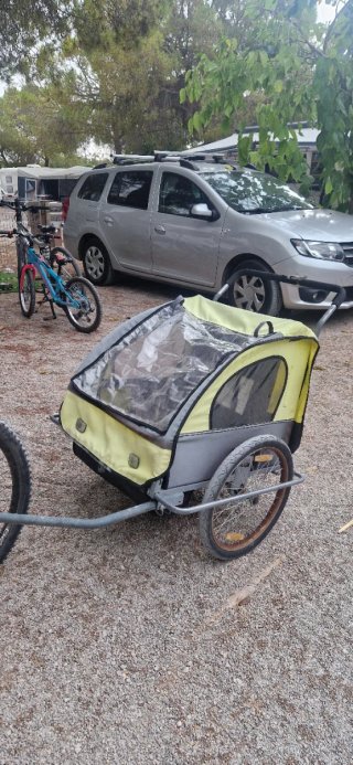 Remolque Carro Bicicleta Infantil