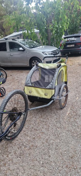 Remolque Carro Bicicleta Infantil