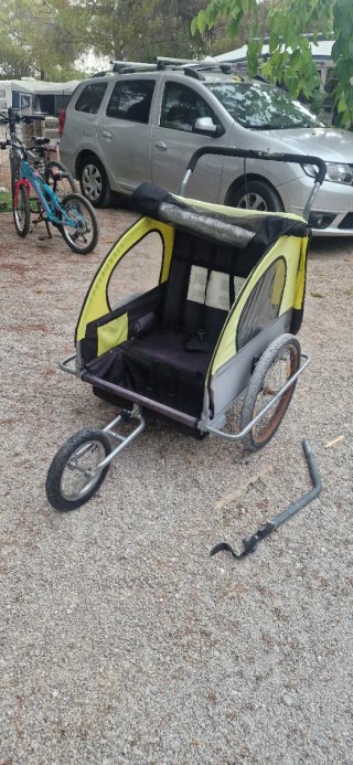 Remolque Carro Bicicleta Infantil