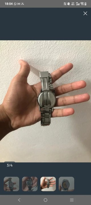 Reloj FORTUN café y plata