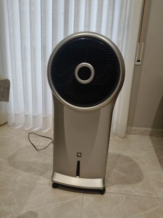 Climatizador Evaporativo Plata y Negro