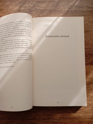 Eso no estaba en mi libro de historia natural
