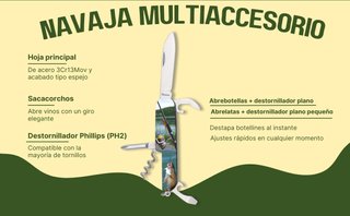 Taburete Plegable + Navaja Multiusos