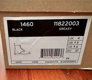 Anfibi Dr. Martens 1460 Neri Tg 37