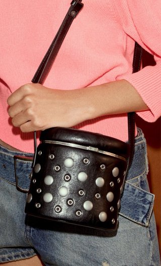 Bolso Zara Negro Tachas