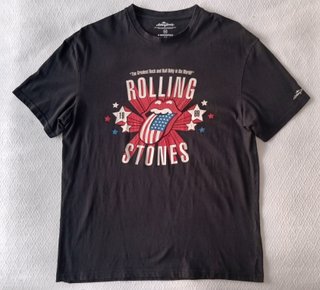 Camiseta Rolling Stones Negra Talla M