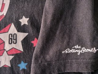 Camiseta Rolling Stones Negra Talla M