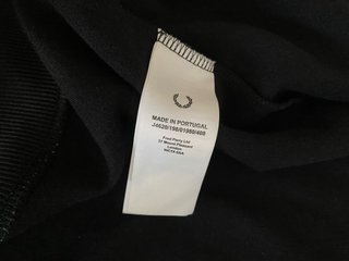Chaqueta Chándal Sudadera Fred Perry Negra