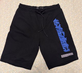 Pull&Bear Pantalón Corto Negro Talla M