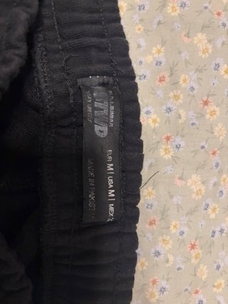 Pull&Bear Pantalón Corto Negro Talla M