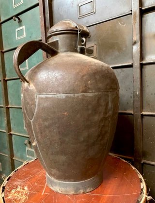Cántaro Metálico Antiguo
