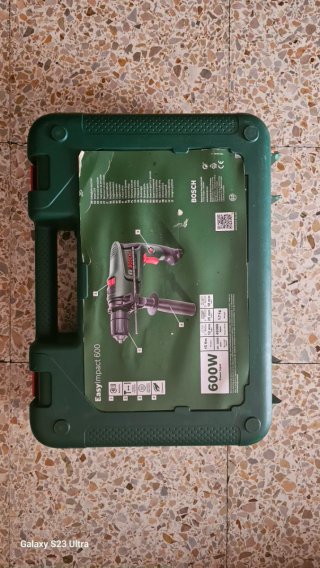 Taladro Bosch Easylmpact 600 con maletín
