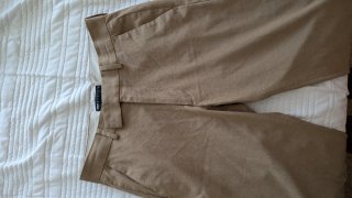 Traje de hombre beige doble abotonadura