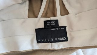 Traje de hombre beige doble abotonadura
