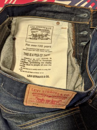 Vaqueros Levi's 512 Bootcup Talla 32x32