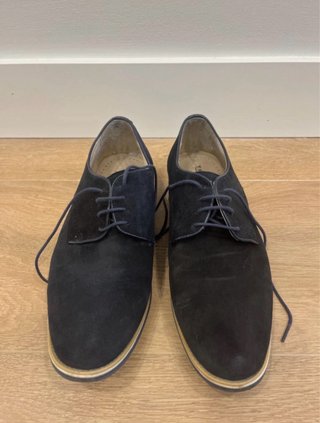 Zapatos de ante azul talla 43