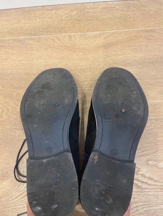 Zapatos de ante azul talla 43