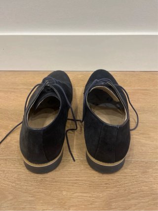 Zapatos de ante azul talla 43