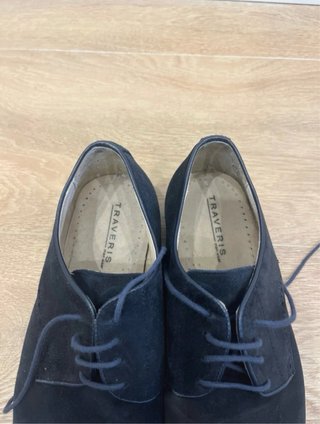 Zapatos de ante azul talla 43