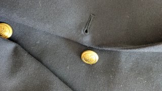 Traje azul hombre doble abotonadura