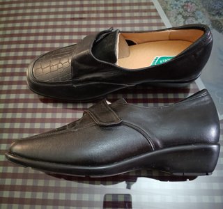 Zapatos de trabajo negros para mujer