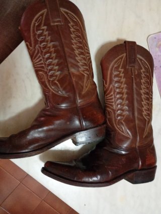 Stivali texani uomo marrone 43/44